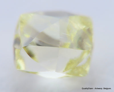 For rough diamond jewelry 0.49 carat Intense Fancy Yellow beautiful gem diamond