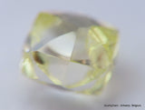 For rough diamond jewelry 0.49 carat Intense Fancy Yellow beautiful gem diamond