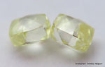 1.04 carats beautiful Fancy Yellow natural diamonds out from diamond mines