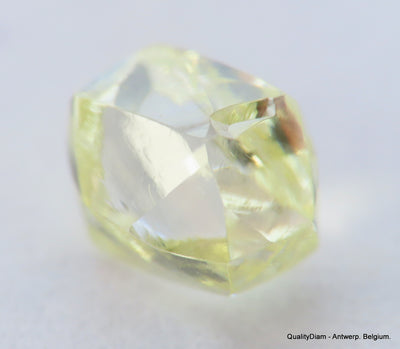 For rough diamond jewelry 0.53 carat Fancy Yellow beautiful gem diamond