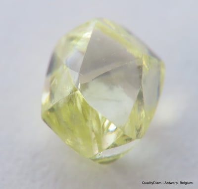 For rough diamond jewelry 0.53 carat Fancy Yellow beautiful gem diamond