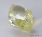 For rough diamond jewelry 0.53 carat Fancy Yellow beautiful gem diamond