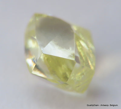 For rough diamond jewelry 0.53 carat Fancy Yellow beautiful gem diamond