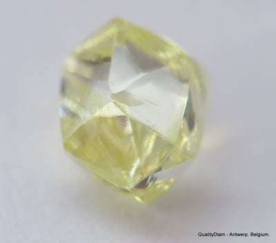 For rough diamond jewelry 0.53 carat Fancy Yellow beautiful gem diamond