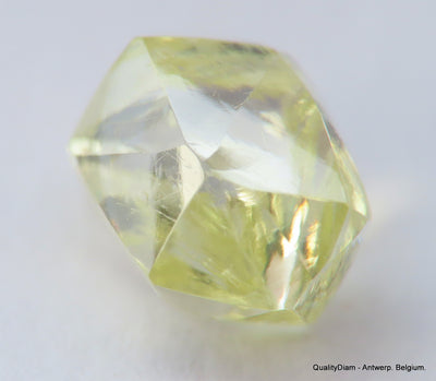 For rough diamond jewelry 0.53 carat Fancy Yellow beautiful gem diamond