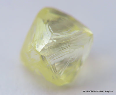 For rough diamond jewelry: 0.56 carat Intense Fancy Yellow beautiful gem diamond