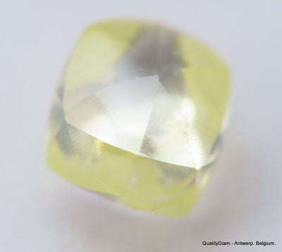 For rough diamond jewelry: 0.56 carat Intense Fancy Yellow beautiful gem diamond