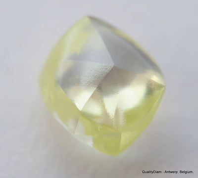 For rough diamond jewelry: 0.56 carat Intense Fancy Yellow beautiful gem diamond