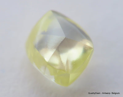 For rough diamond jewelry: 0.56 carat Intense Fancy Yellow beautiful gem diamond