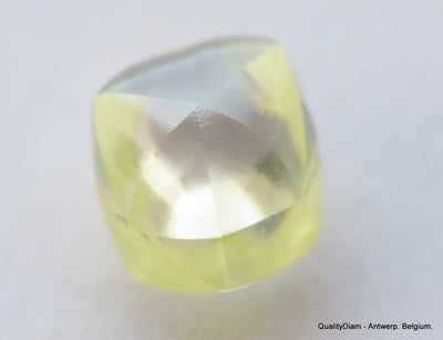 For rough diamond jewelry: 0.56 carat Intense Fancy Yellow beautiful gem diamond