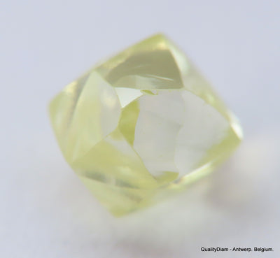 For rough diamond jewelry 0.58 carat Fancy Yellow beautiful gem diamond