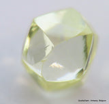 For rough diamond jewelry 0.58 carat Fancy Yellow beautiful gem diamond