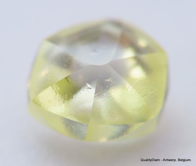 For rough diamond jewelry 0.59 carat Fancy Yellow beautiful gem diamond