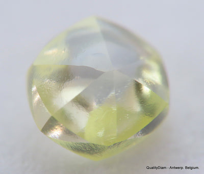 For rough diamond jewelry 0.59 carat Fancy Yellow beautiful gem diamond