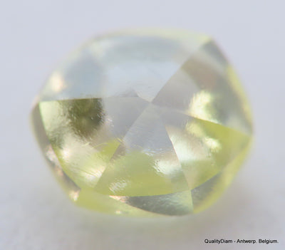 For rough diamond jewelry 0.59 carat Fancy Yellow beautiful gem diamond
