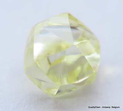 For rough diamond jewelry 0.63 carat Fancy Yellow beautiful gem diamond