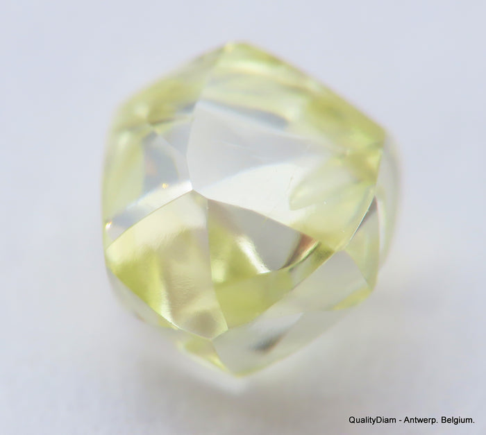 For rough diamond jewelry 0.63 carat Fancy Yellow beautiful gem diamond