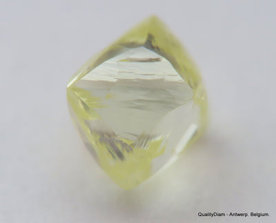 For rough diamond jewelry: 0.64 carat Intense Fancy Yellow beautiful gem diamond