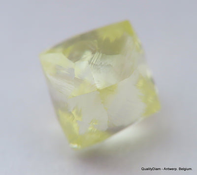 For rough diamond jewelry: 0.64 carat Intense Fancy Yellow beautiful gem diamond