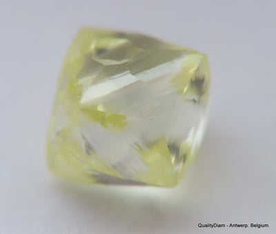 For rough diamond jewelry: 0.64 carat Intense Fancy Yellow beautiful gem diamond
