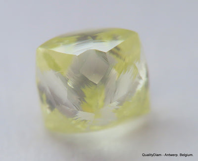 For rough diamond jewelry: 0.64 carat Intense Fancy Yellow beautiful gem diamond