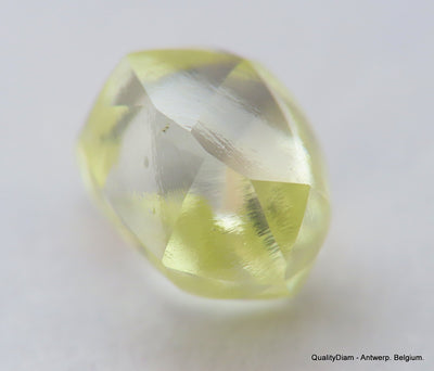 For rough diamond jewelry 0.68 carat Fancy Yellow beautiful gem diamond