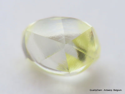 For rough diamond jewelry 0.68 carat Fancy Yellow beautiful gem diamond