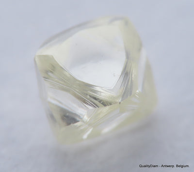 H VVS1 Real & beautiful diamond out diamond mine. Natural, uncut gemstone