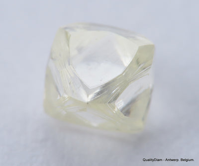 H VVS1 Real & beautiful diamond out diamond mine. Natural, uncut gemstone