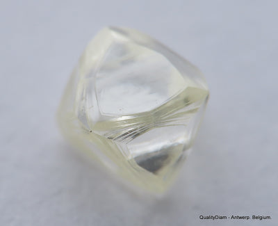 H VVS1 Real & beautiful diamond out diamond mine. Natural, uncut gemstone