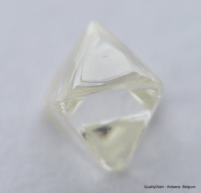 H Flawless Clean White 0.47 Carat Rough Diamond Natural, Genuine Diamond Uncut