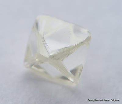 H Flawless Clean White 0.47 Carat Rough Diamond Natural, Genuine Diamond Uncut