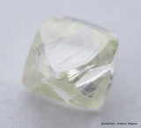 H Flawless Clean White 0.48 Carat Rough Diamond Natural, Genuine Diamond Uncut