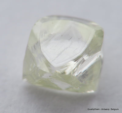 H Flawless Clean White 0.48 Carat Rough Diamond Natural, Genuine Diamond Uncut