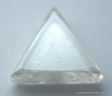 triangle shape uncut diamond