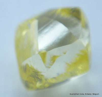 For Rough Diamond Jewelry: 0.28 Carat Intense Fancy Yellow Beautiful Gem Diamond