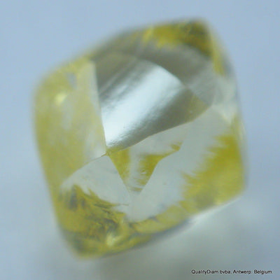 For Rough Diamond Jewelry: 0.28 Carat Intense Fancy Yellow Beautiful Gem Diamond