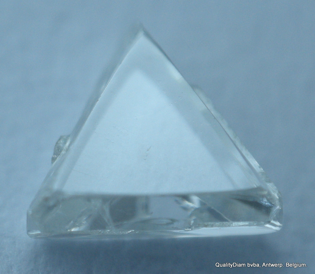 For rough diamond jewelry D SI1 triangle shape gem uncut diamond ...