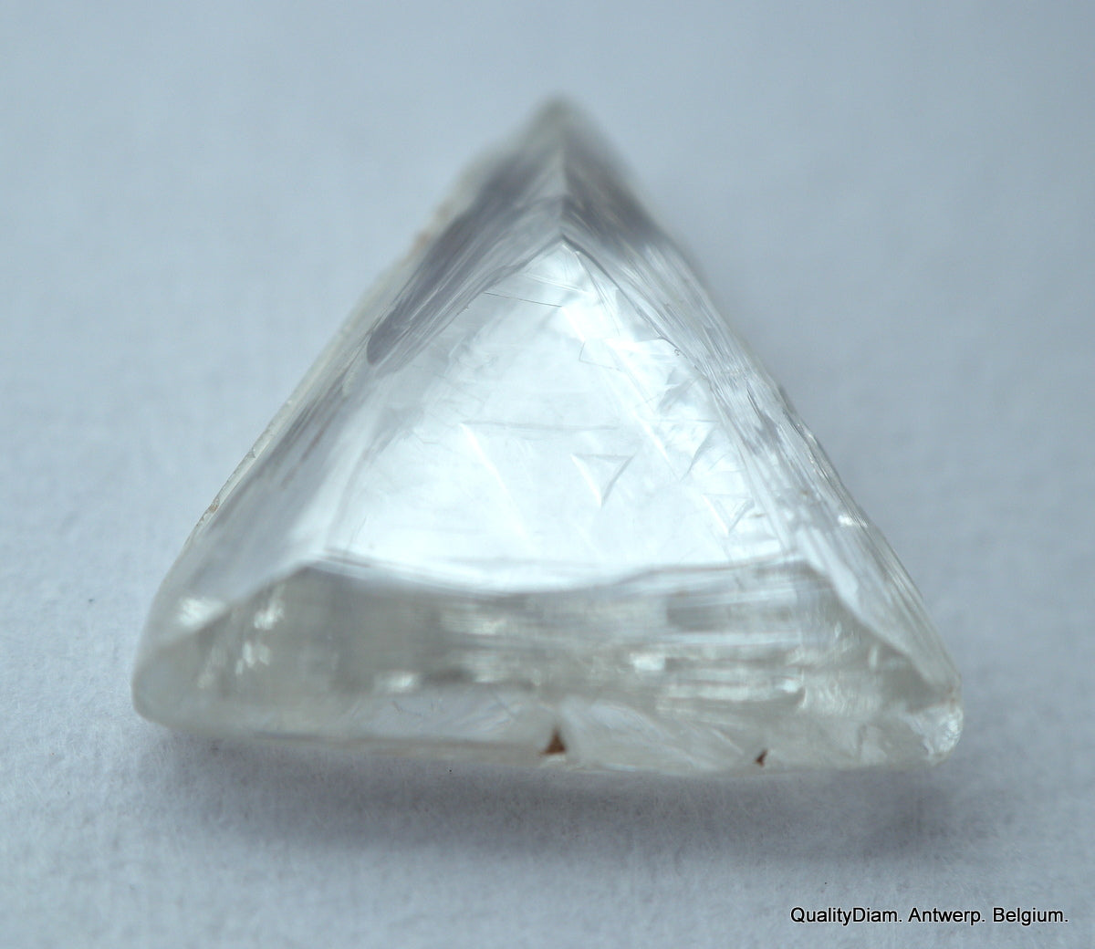 F SI2 1.08 carat triangle shape diamond for rough diamond jewelry ...