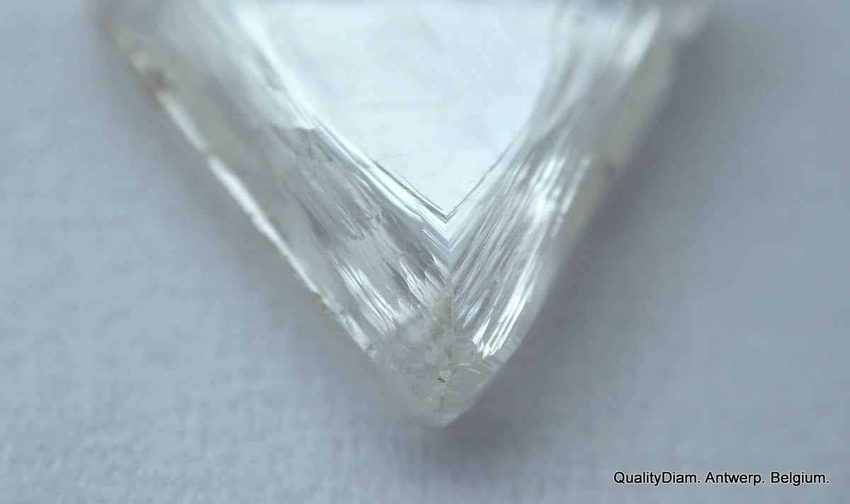 F SI2 1.08 carat triangle shape diamond for rough diamond jewelry ...