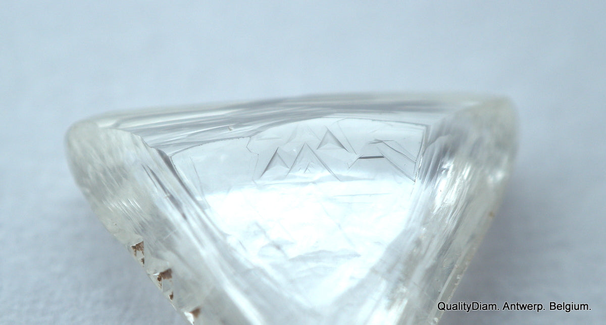 F SI2 1.08 carat triangle shape diamond for rough diamond jewelry ...
