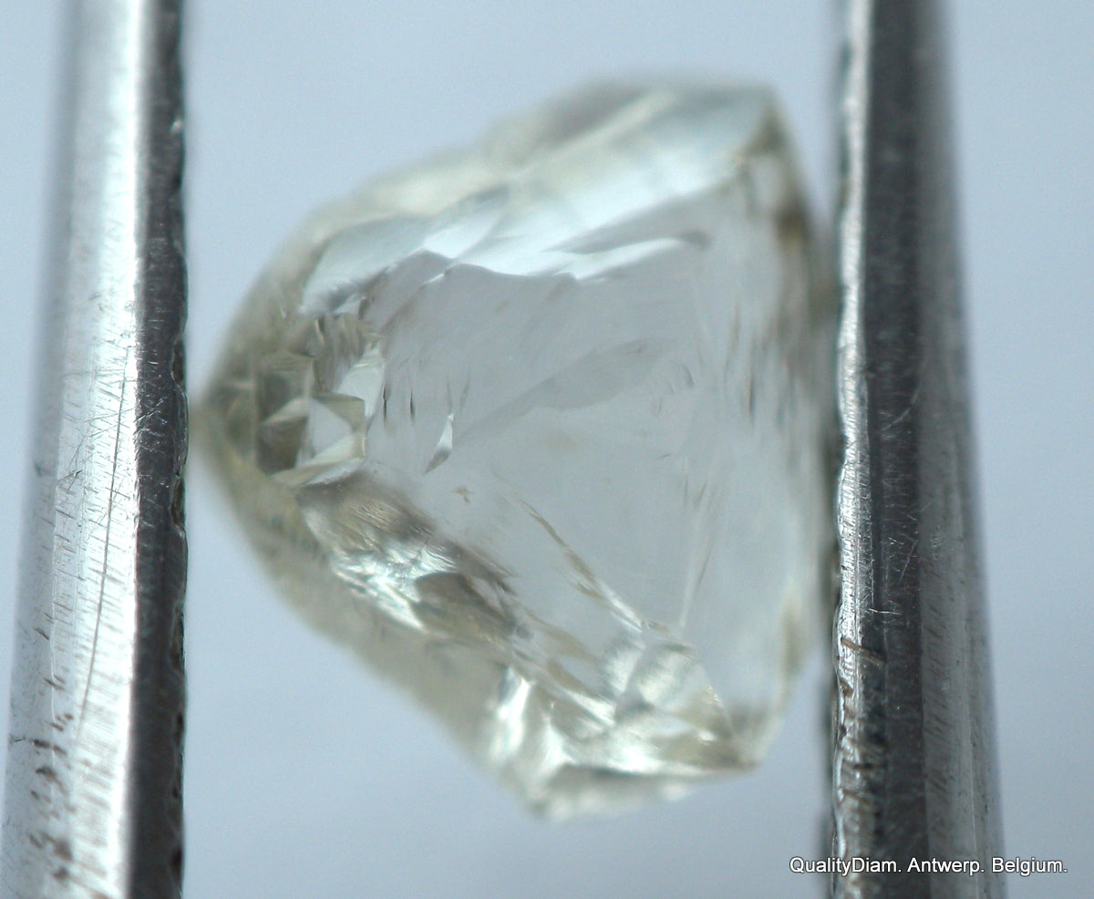 A diamond mackle out from diamond mine ideal for uncut diamond jewelry ...