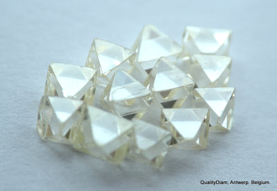 rough natural diamonds