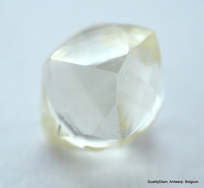 1.37 Carat flawless beautiful natural, uncut diamond out from a diamond mine