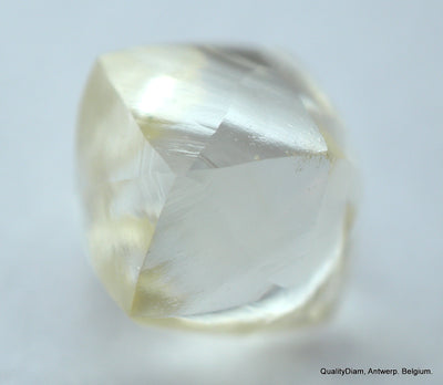 1.37 Carat flawless beautiful natural, uncut diamond out from a diamond mine