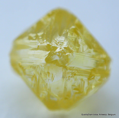 Billion years old, recently mined out natural diamond