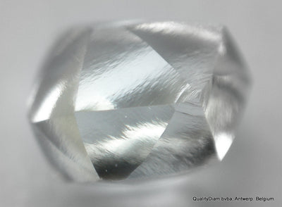 clean white natural diamond out from a diamond mine