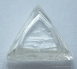 triangle shape uncut diamond