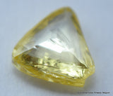 Triangle shape natural diamond