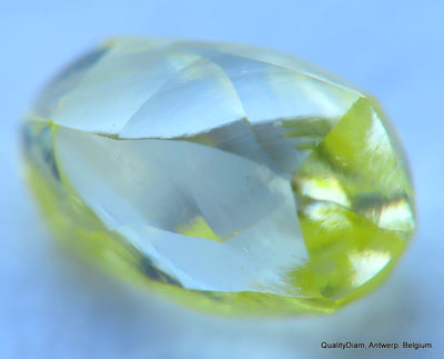 0.21 Carat beautiful diamond intense fancy yellow rare natural diamond mackle